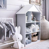 FIJN House Bookshelf (Grey) - Kids Haven